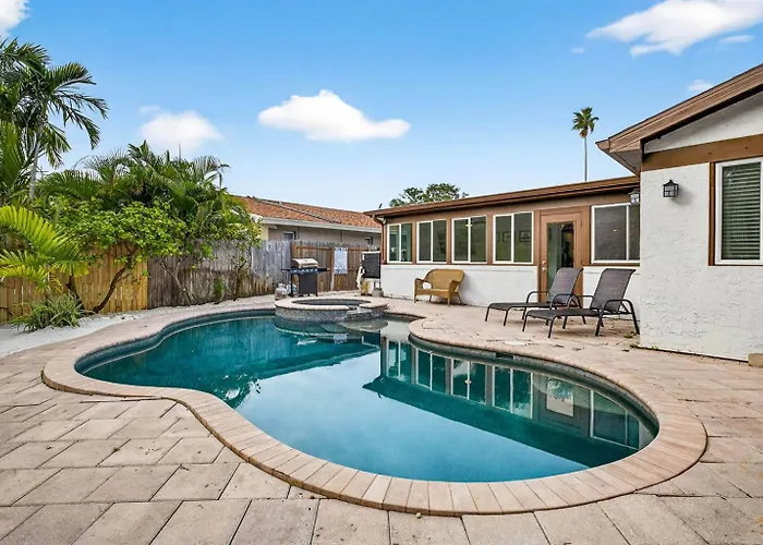 Ferienhaus Tropical Backyardheated Poolarcadeshuffleboard