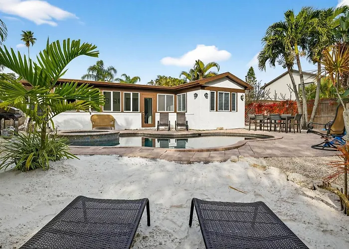 Ferienhaus Tropical Backyardheated Poolarcadeshuffleboard Clearwater Beach